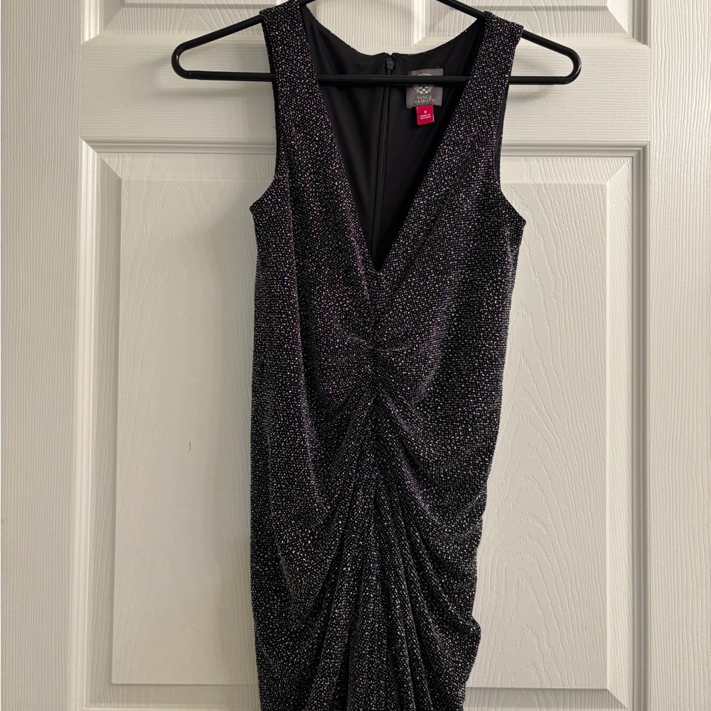 Vince Camuto Black Sparkle Dress
